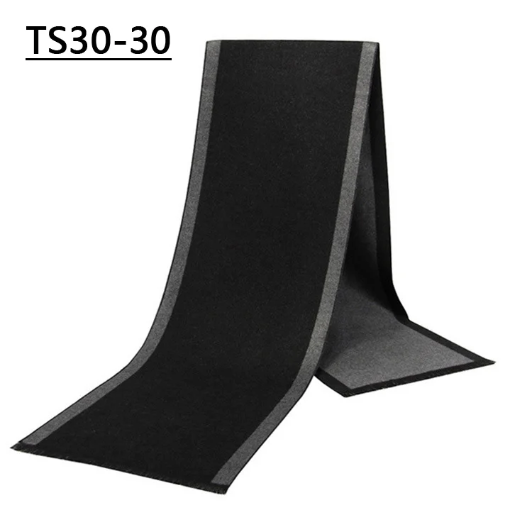 TS30 - 30 YISHLINE, модные, 180X30 см, Толстые мужские шарфы, зимние, мягкие, мужские, кашемировые, вискозные, с кисточками, шарф, модальный, подарок для отца и мужчины - Цвет: TS30 - 30