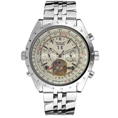 Reloj Hombre, модные часы, мужские часы, маховик, автоматические механические наручные часы, Подарочная коробка, рождественский подарок - Цвет: 212 White