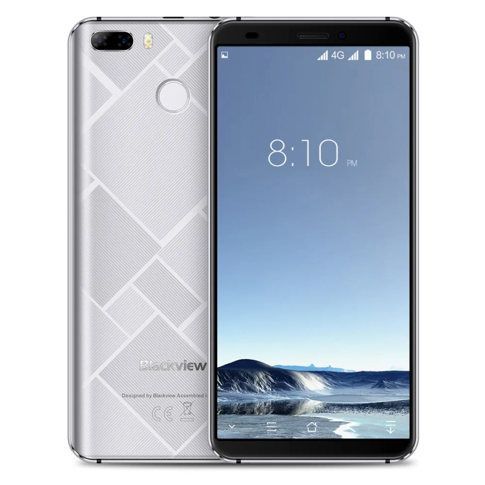 Оригинальный мобильный телефон Blackview S6 5 7 дюймов 18:9 HD + Full Sceen 2 ГБ 16 Гб MT6737VWH