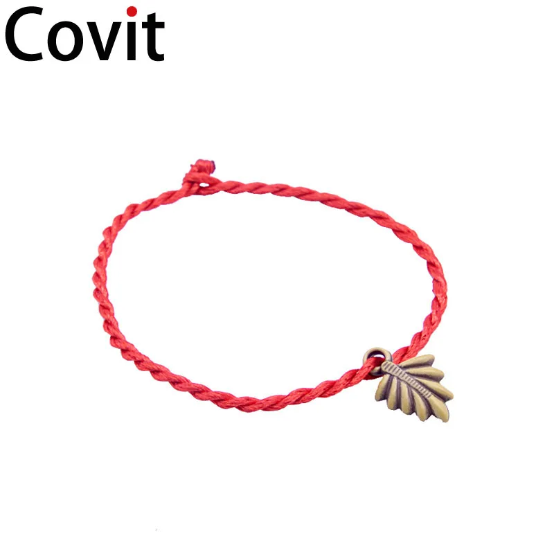 Женский браслет Covit Красный Регулируемый ручной работы ювелирное изделие