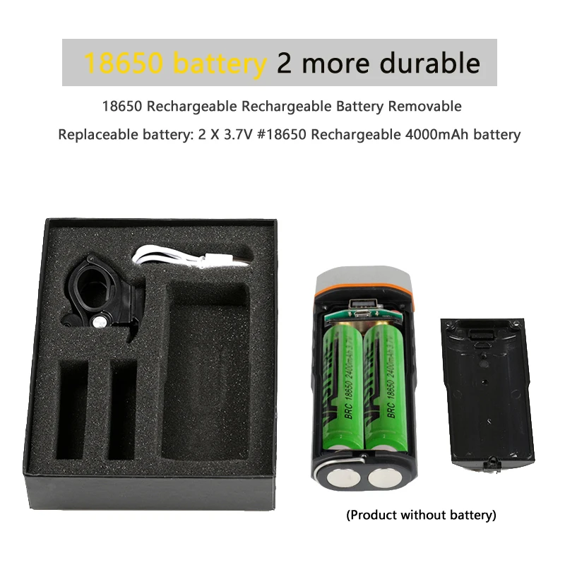 Многофункциональный USB велосипедный светильник 2 XM-L T6 велосипедная лампа COB подвесной фонарь для кемпинга передний велосипедный головной светильник со встроенным аккумулятором
