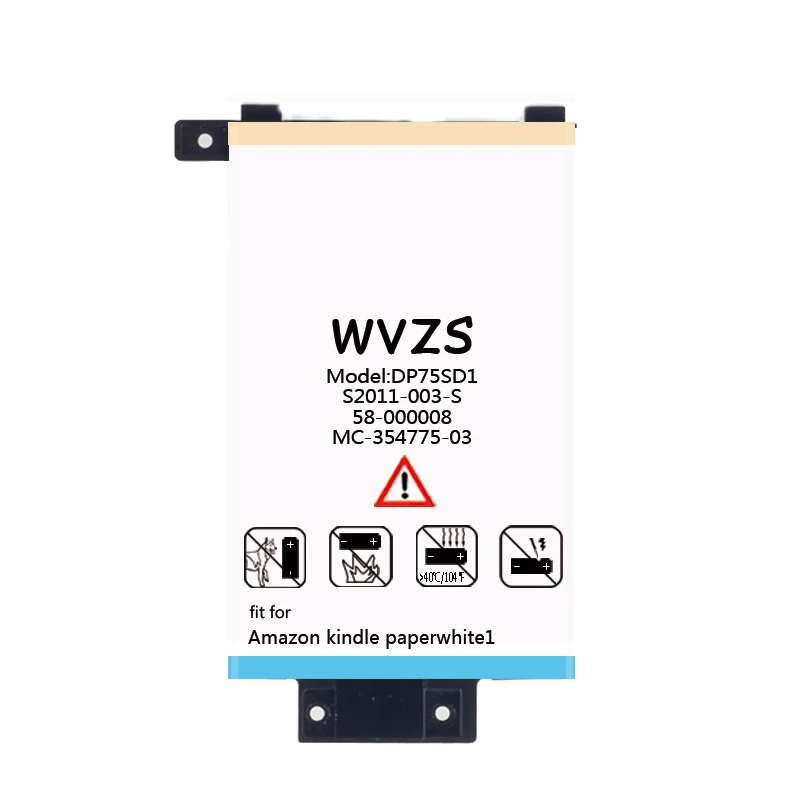 Wvzs 2300 mAh литий-полимерный MC-354775-03 58-000008 для Amazon Kindle PaperWhite EY21 1st KPW1 планшет