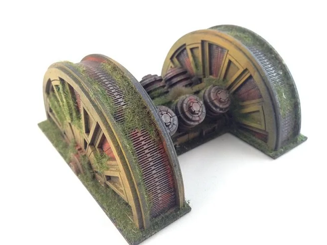 Dual Turbine Generator For Board Gloomhaven Church War Table Games Hammer PP Infinity TRPG Tabletop RPG Panel Laser Cutting Wood