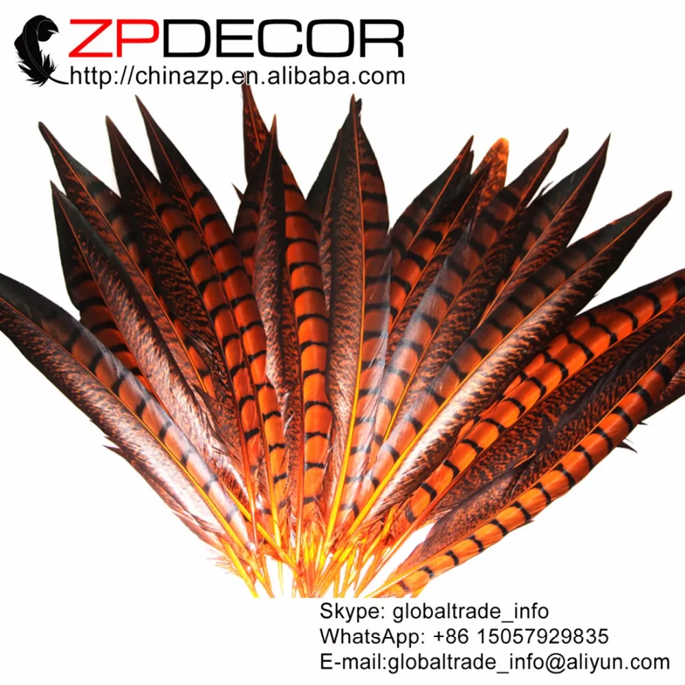Розничная и оптовая продажа от ZPDECOR 10 12 дюймов (25 30 см) 50 шт./лот оранжевые