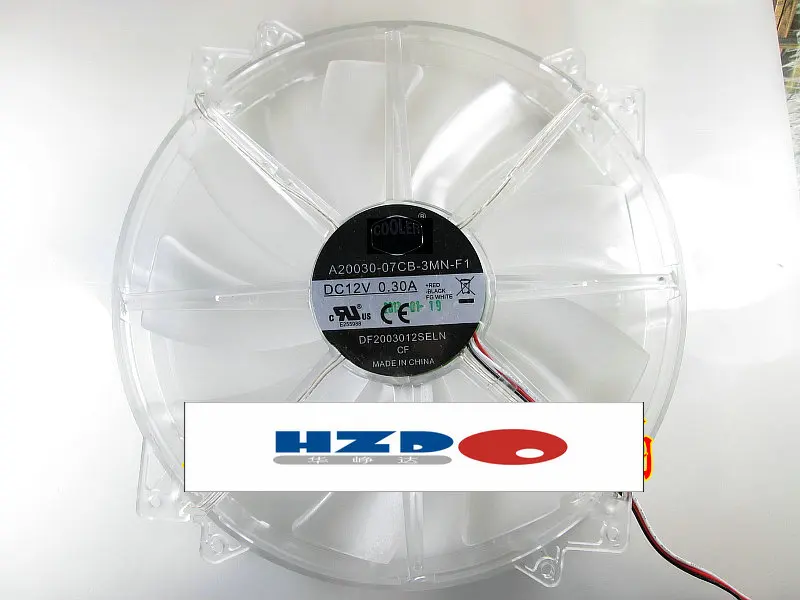 Вентилятор охлаждения HZDO 12 В 0 30 А 20 см DF2003012SELN циклонный 200|Кулеры и системы