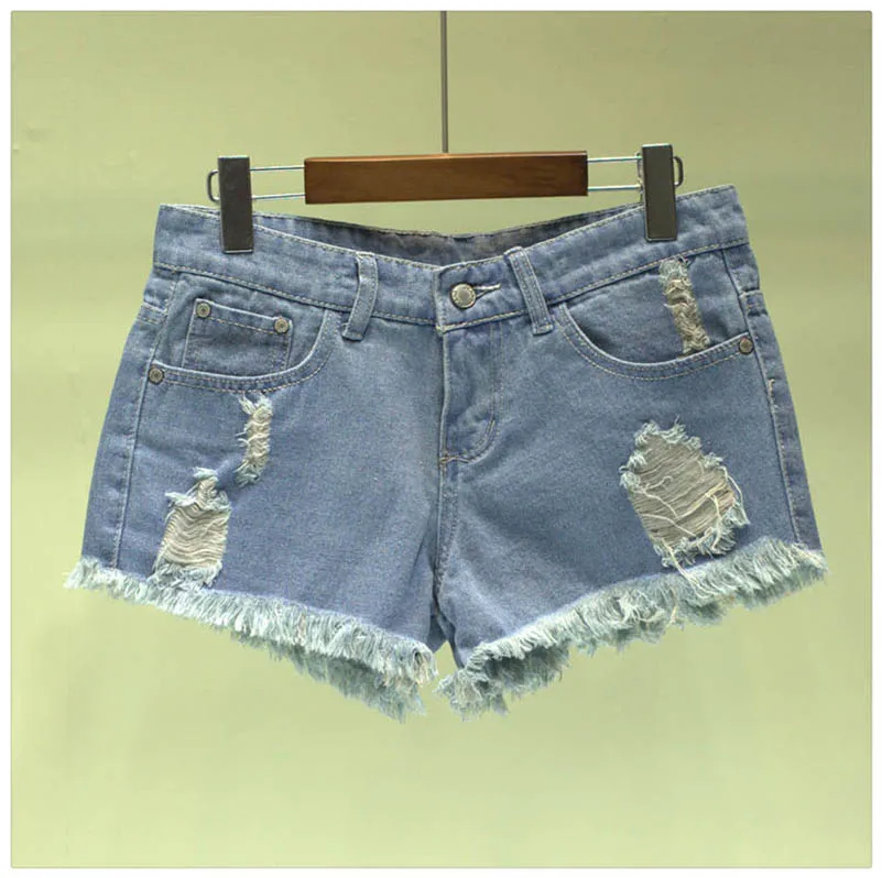 NiceMix джинсовые шорты женские Летние повседневные вареные белые дырки hotpants flash джинсовые короткие шорты женские студенческие шорты