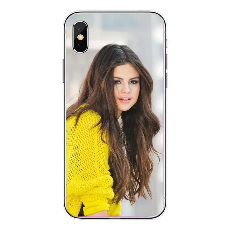 Прозрачный чехол для телефона с изменяющимся отношением Selena Gomez iPhone X 8 8Plus 7 7Plus 6 6S