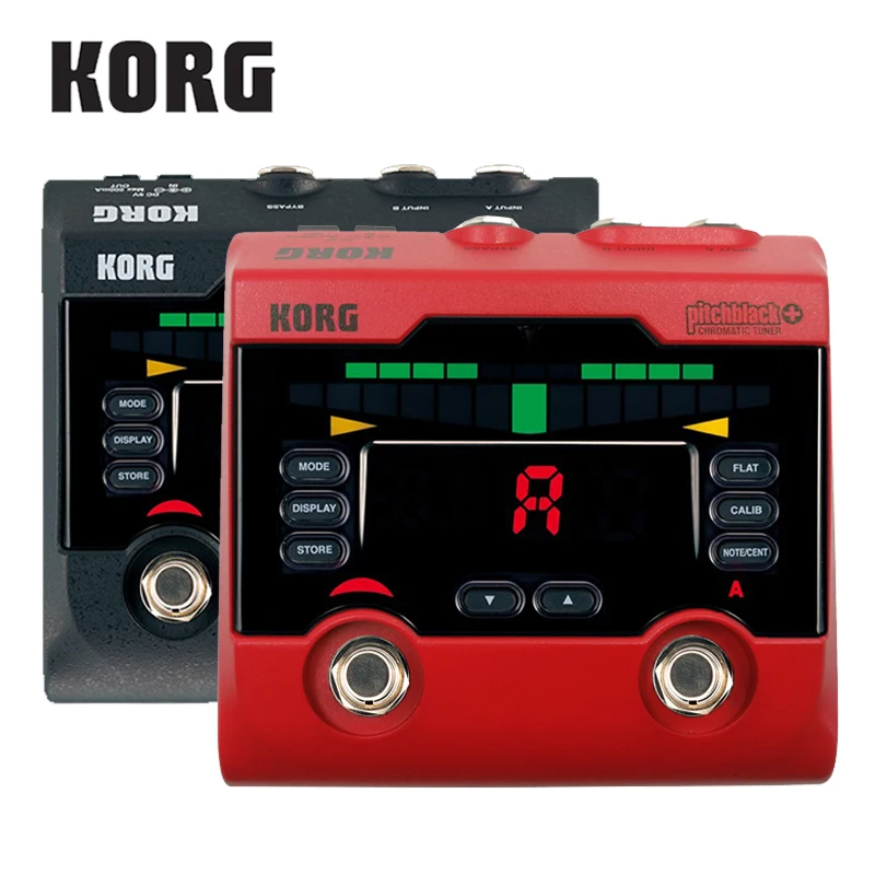 Korg Pitchblack + PB 02 хроматический тюнер спецификации гитара основа в упаковке 2