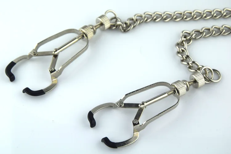 Секс игрушки зажимы для сосков из нержавеющей стали металлический Стимулятор