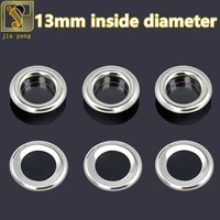 30pcs metal eyelets hole 13mm leather craft diy scrapbooking shoes boots belt cap bag tags clothes fashion accessories highlight