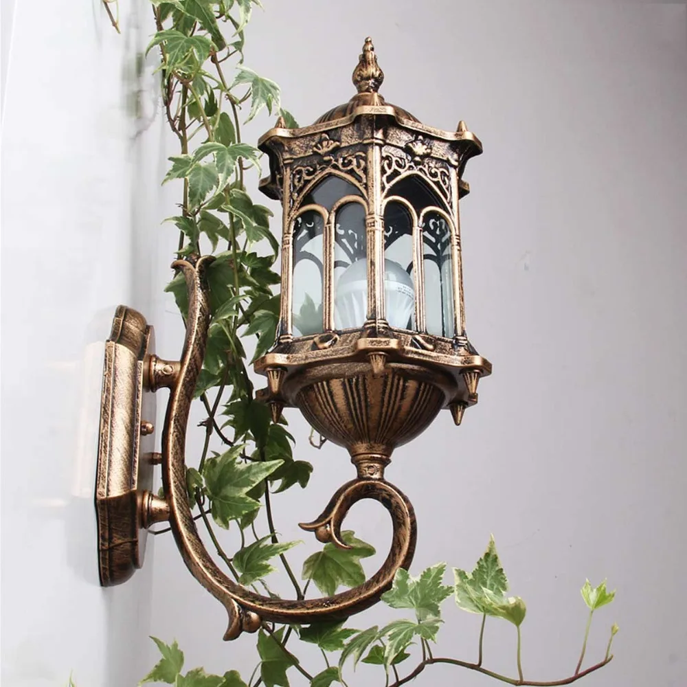 1 шт. Бра Homestia Марка Высший Сорт Ретро Наружные Лампы Античный Бронзовый Стены