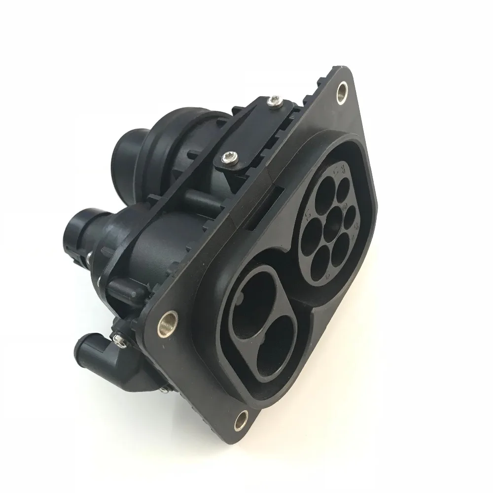 1000 V 150A Combo 2 EV зарядное устройство разъем CCS 2 для установки в электрических транспортных средств гнездо зарядки автомобиля сбоку