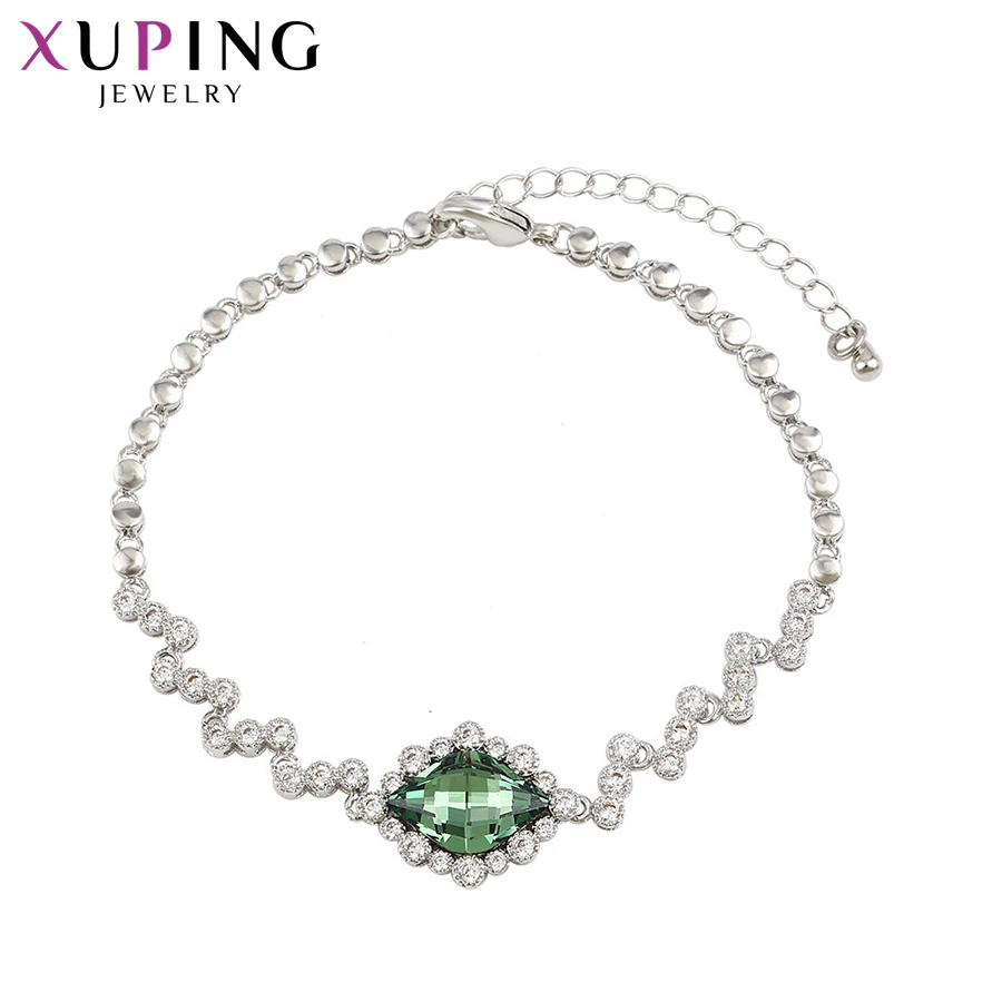 Xuping романтические стили браслеты милые кристаллы от Swarovski модные украшения для