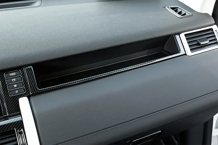 Углеродное волокно ABS Co pilot U образная декоративная рамка отделка для Land Rover Discovery