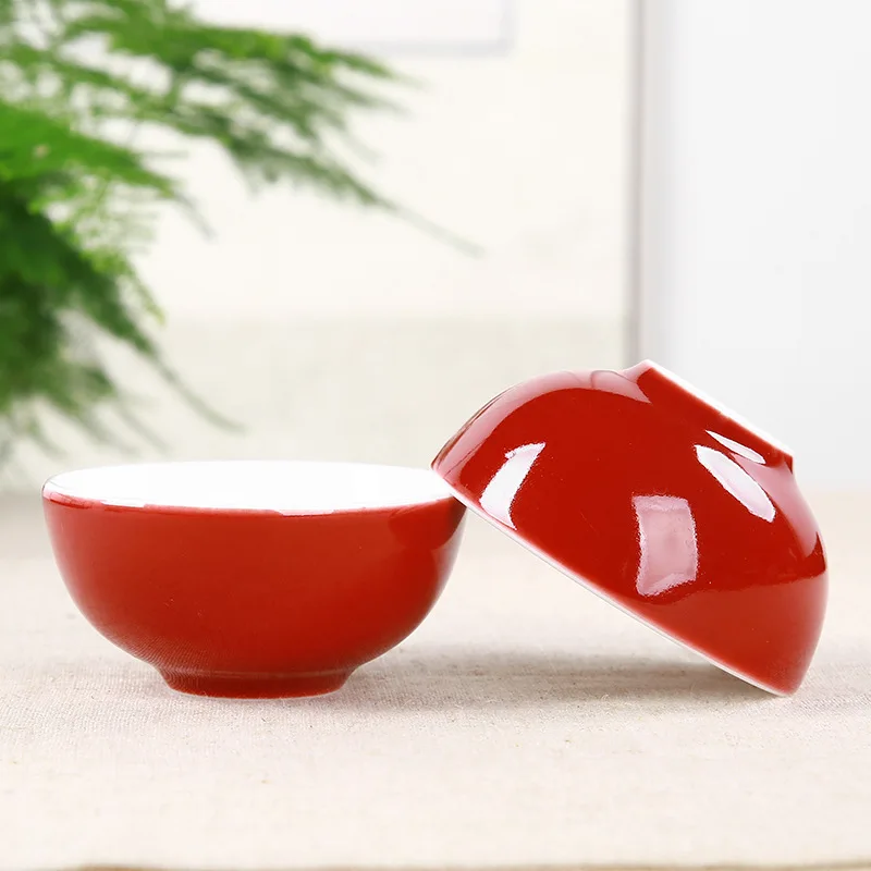 6 шт. керамическая фарфорная чашка для чая чайный сервиз кунгфу Чайный ручная