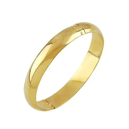 Fashion Jewelry Bangle Smooth 10mm 58mm 18K Yellow Gold Filled Bracelet B78 | Украшения и аксессуары