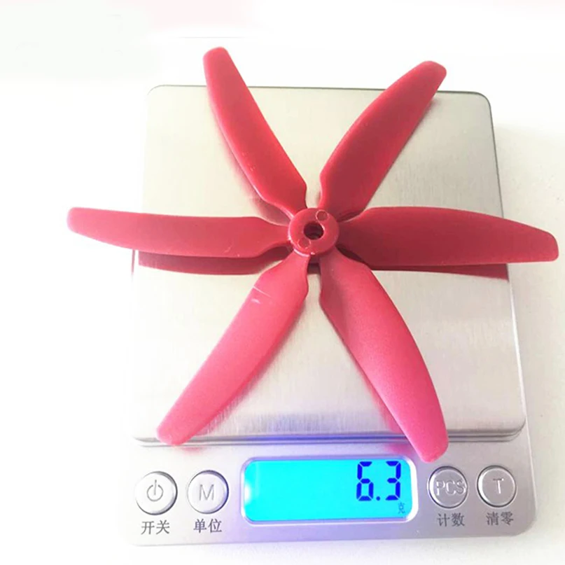 JMT 5040 5x4 &quotCW CCW 6 листный пропеллер реквизит для DIY RC гоночный Дрон Квадрокоптер FPV