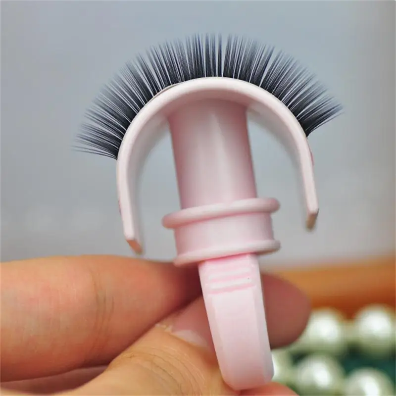 бесплатная доставка новые 2 u группа ресниц держатель с 5 интеллектуальная кольца