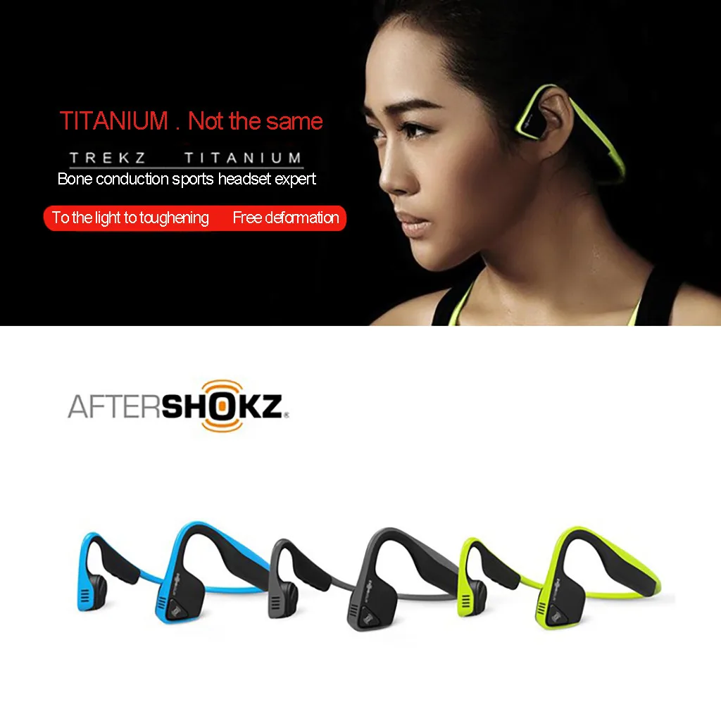 Aftershokz AS600 Trekz titanium Air открытые беспроводные наушники костной проводимости для Носимых устройств дропшиппинг