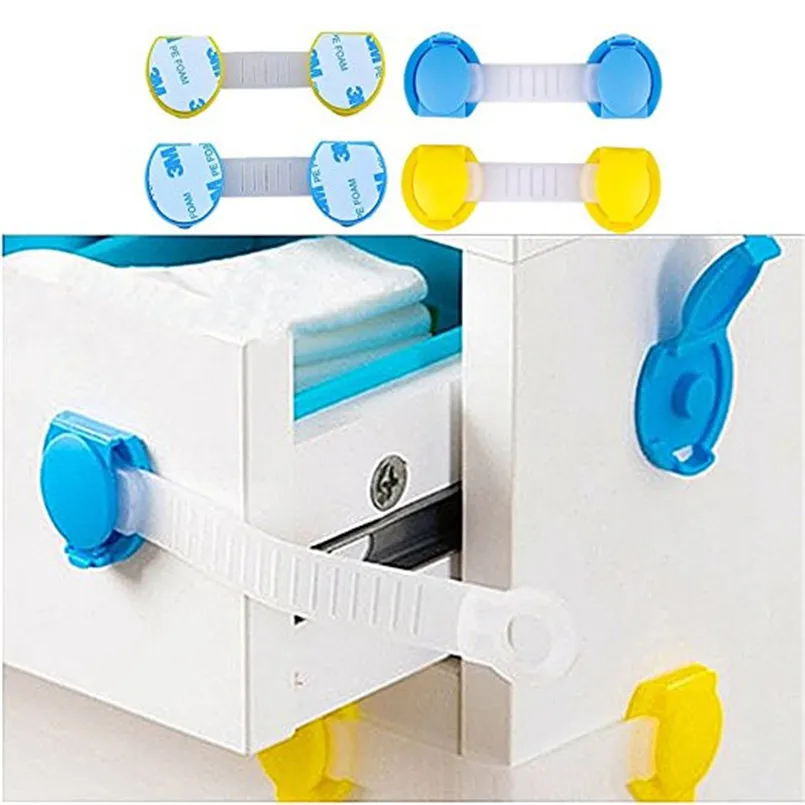 Высокое качество новинка Лидер продаж 10 шт./лот Детские Безопасные замки для