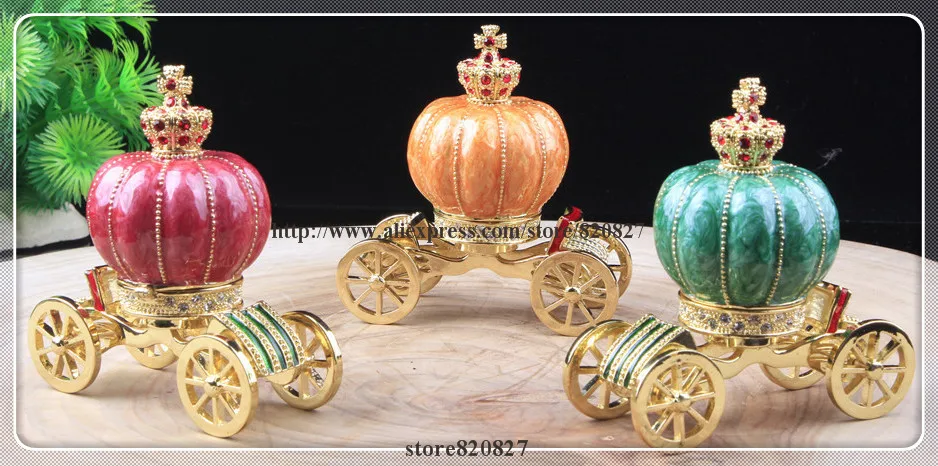 Новая карета ювелирных изделий безделушка коробка фигурка Карета для Золушки в