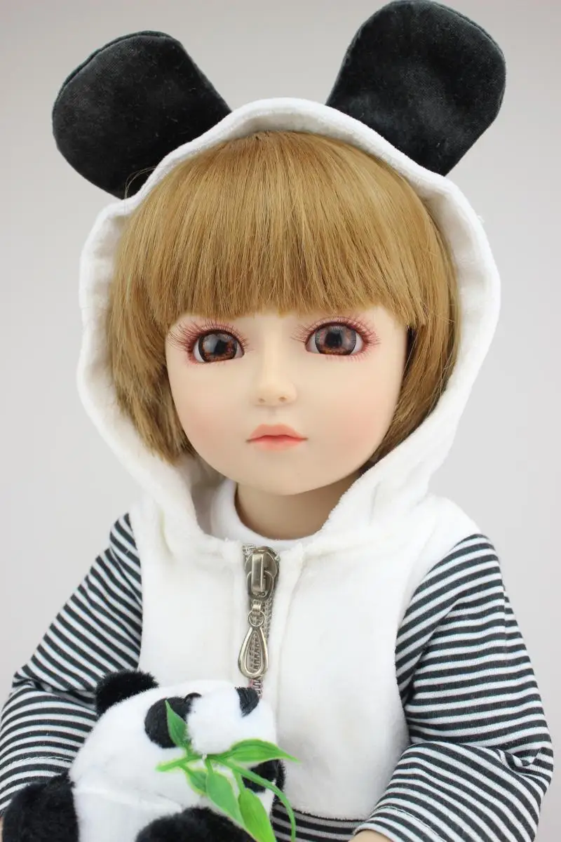 45cm New SD/BJD Vinyl Reborn Baby Doll Toys Lifelike Home With Short Hair Babies's Gifts Play House | Игрушки и хобби
