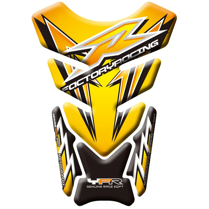 

Motorcycle 3D Fuel Tank Protective Stickers Decals For Yamaha YZF R1 R6 R3/R25 Tank Protective Stickers