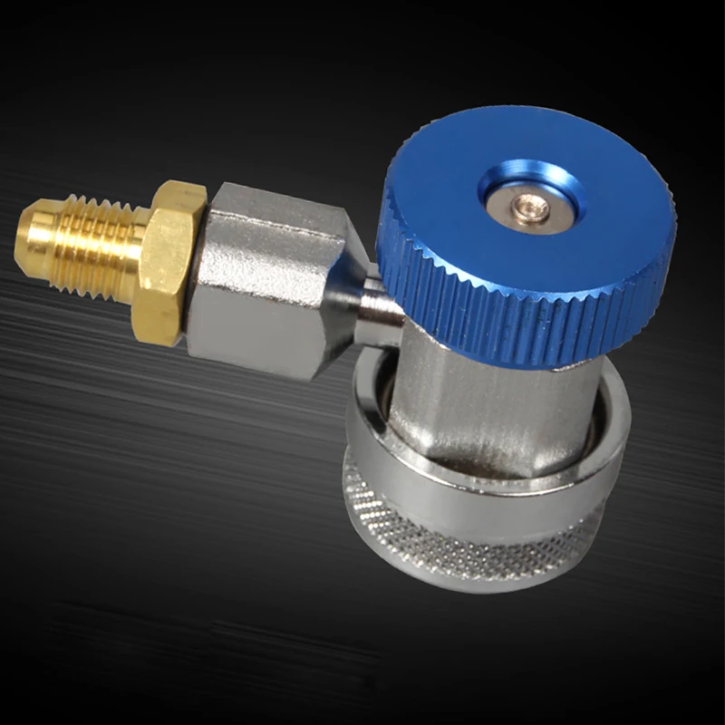 HVAC Manual Coupler Connector Adapter High/Low Side Pressure R134a 1/4&quot SAE High Quality For Car A/C Auto Air Conditioning | Автомобили