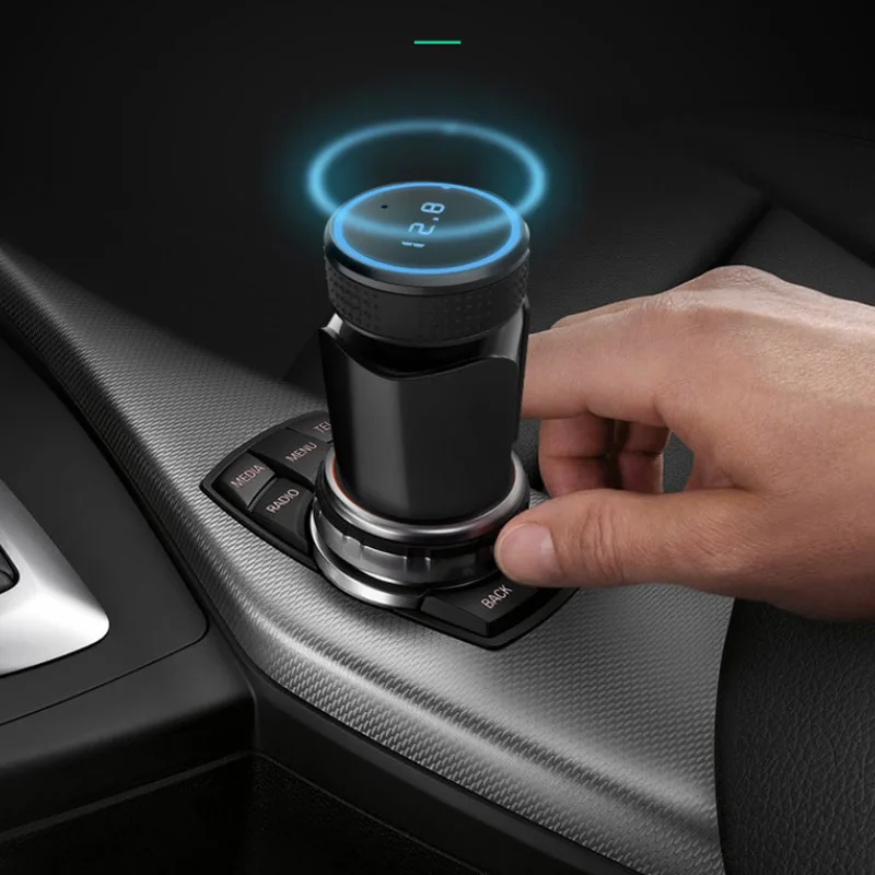 Автомобильный комплект AGETUNR T18 Bluetooth 4,1, комплект громкой связи, MP3 плеер, fm-передатчик, USB Автомобильное зарядное устройство, 5 В, 2.1A, поддержка Micro SD карты, музыка