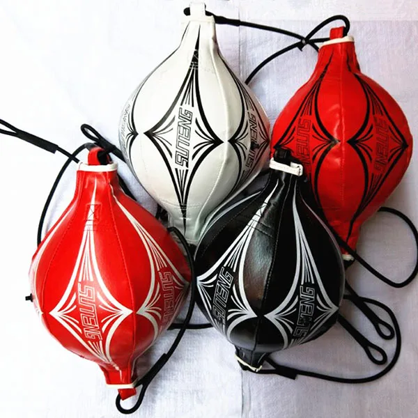 Двойной конец Бокса Скорость мяч Пробивка для фокусировки тренировки Фитнес