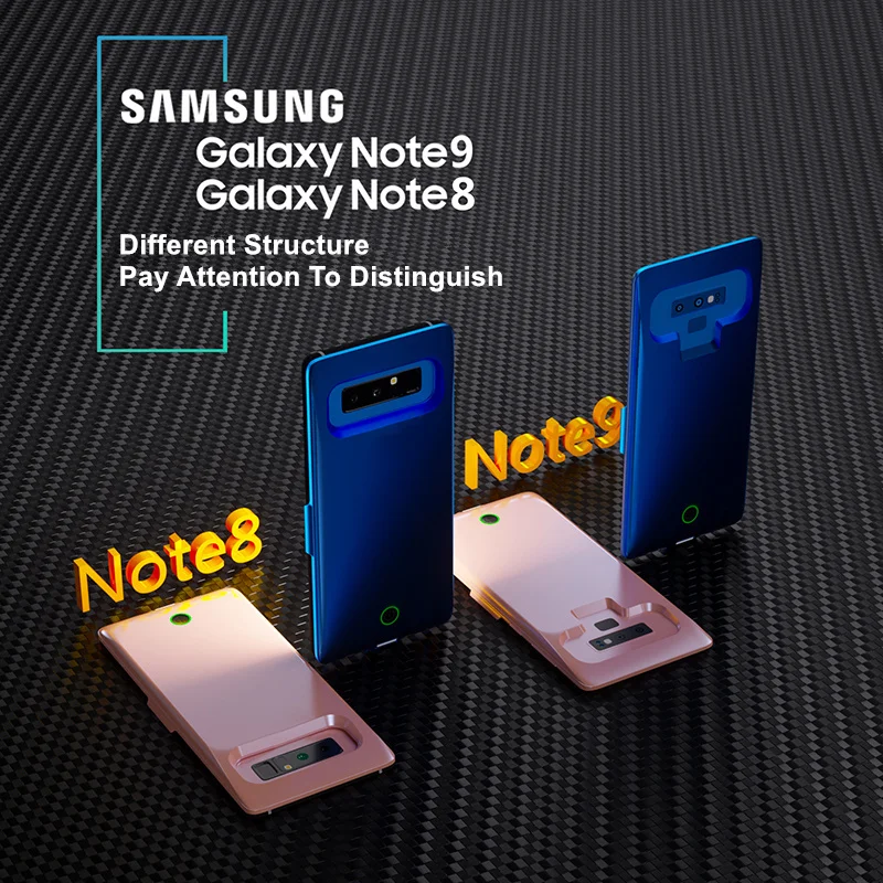 Чехол-аккумулятор для samsung Galaxy Note 9, 7000 мА/ч, умное зарядное устройство, внешний аккумулятор для samsung Note 9, чехол-батарея Note 9