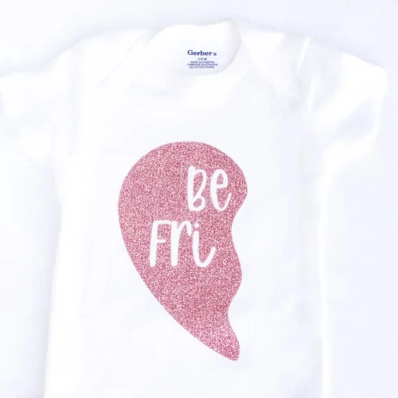 YSCULBUTOL best друга близнецов милые Боди Baby Shower подарок Clohting Твинс малыша