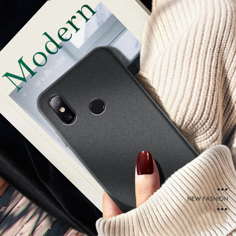 Ударопрочный ультра тонкий для Xiaomi Redmi Note 5 6 7 Pro Plus 6A 5pro матовый песчаник мягкий