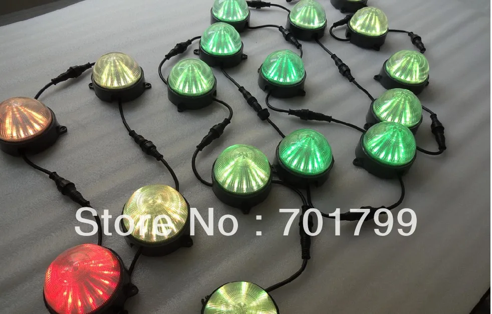 Круглый пиксельный модуль WS2811 постоянного тока 24 В 12 светодиодов 5050 SMD rgb внутри 2