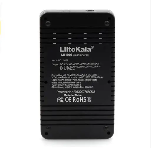 Зарядное устройство Liitokala lii500 для аккумуляторных батарей типа li-ion NiMh AA AAA 10440 14500