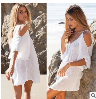 Летняя женская одежда богемное пикантное тонкое короткое платье без бретелек