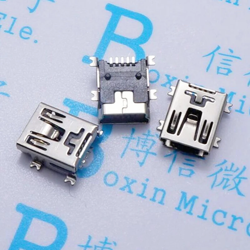 1000 шт./лот 5PF мини USB гнездовой разъем 5P SMD 5PIN интерфейс 5 игл MP3 порт для передачи