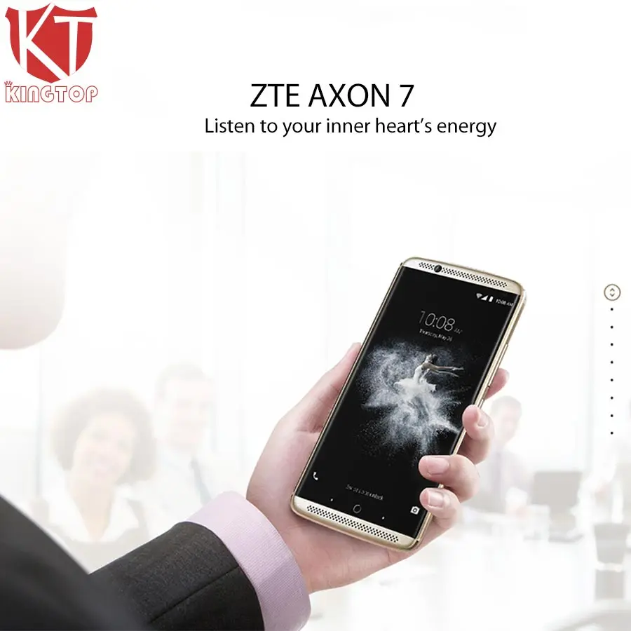 Оригинальный мобильный телефон zte Axon 7 A2017 4 Гб ОЗУ 64 Гб/128 ПЗУ 5 дюйма 2560 * 1440px 20MP