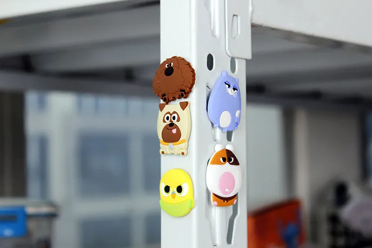 1 шт. Мультфильм Креативные дети Kawaii животные Домашние животные Кошка Кролик Собака Домашний Декоративный Сувенир маленькие магниты для холодильника стикер TZ083
