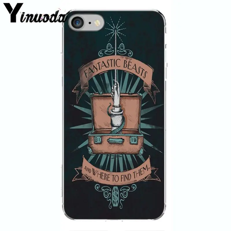Yinuoda Фантастические звери Новинка чехол для телефона Fundas iPhone 8 7 6 6S Plus 5 5S SE XR X XS MAX
