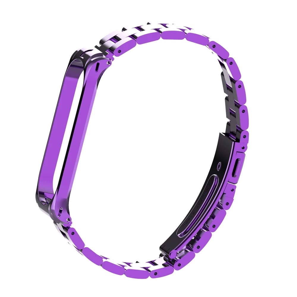Metal strap for Xiaomi band 4 Smart bracelet Sport Stainless steel wrist strap For Mi band 4 Replacement Accessories Women Men