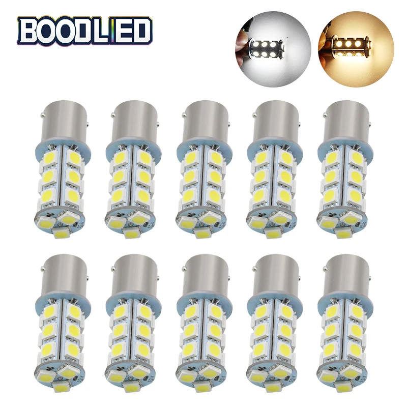 

1156 BA15S P21W LED 18 Chips 5050 SMD White LED Bulbs Car Auto Rear Reverse Turn Signal Lamp Parking Brake Tail Lights DC 12V