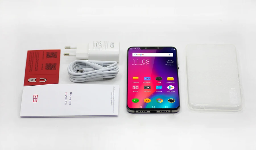 Elephone A5 6,1" Android 8,1 P60 MT6771 четырехъядерный 6 ГБ ОЗУ 128 Гб ПЗУ 12MP+ 20MP распознавание лица отпечаток пальца 4G OTG Мобильный телефон