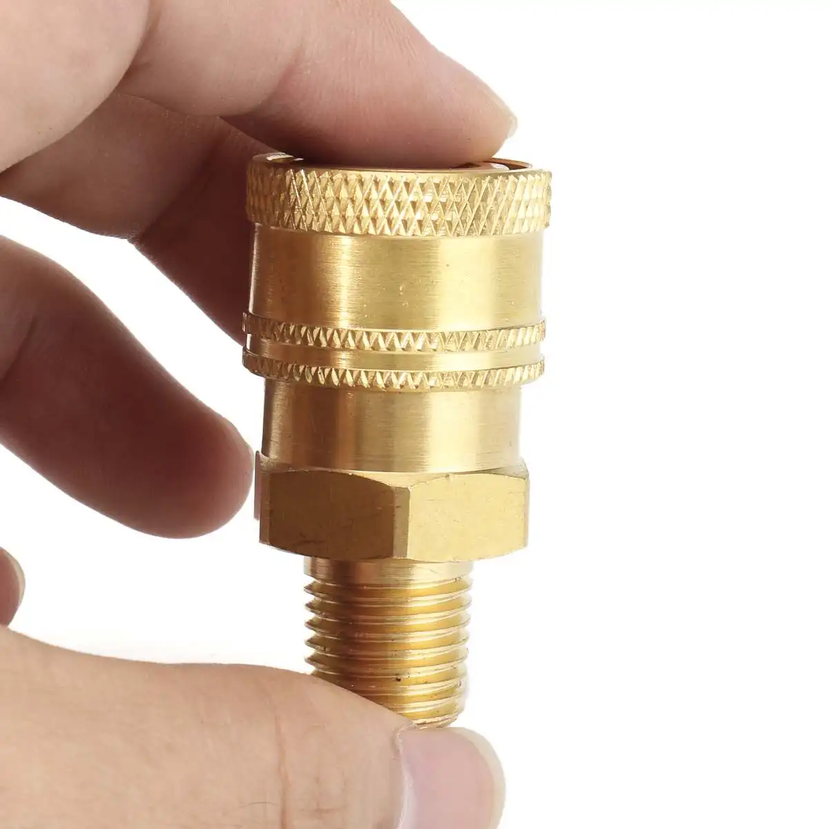 

1/4" male MNPT Brass Hose Quick Connect Coupler for High Pressure Washer Pneumatic Accessories 4000PSI