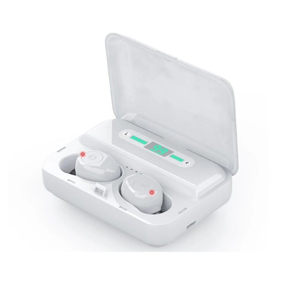 WH With Display Наушники TWS Bluetooth 5,0 с цифровым дисплеем 3300 мАч, зарядная коробка, стерео Спортивные Беспроводные наушники для samsung Galaxy Buds - Цвет: WH With Display