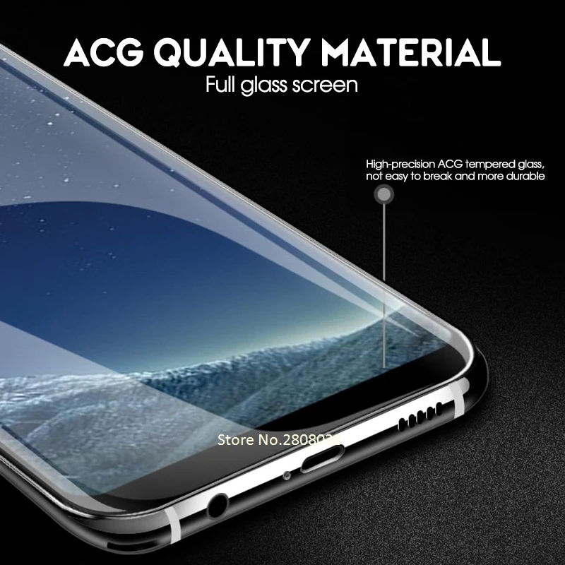 5D Защитное стекло для Samsung Galaxy A6 A4 A8 A9 J8 J4 J6 Plus 2018 защитная пленка экрана с полным