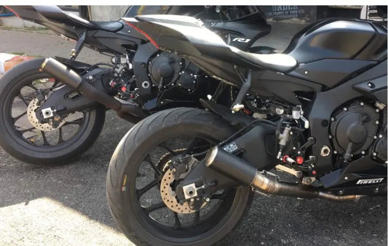 Sclmotos-51/60 мм Универсальный Мотоцикл Мотокросс глушитель выхлопной трубы Yoshimura выхлопная гоночный питбайк S1000RR R6 R15 TMAX