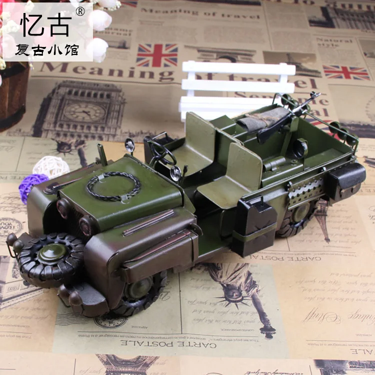 Бесплатная доставка модель военного автомобиля Второй мировой войны Виллис