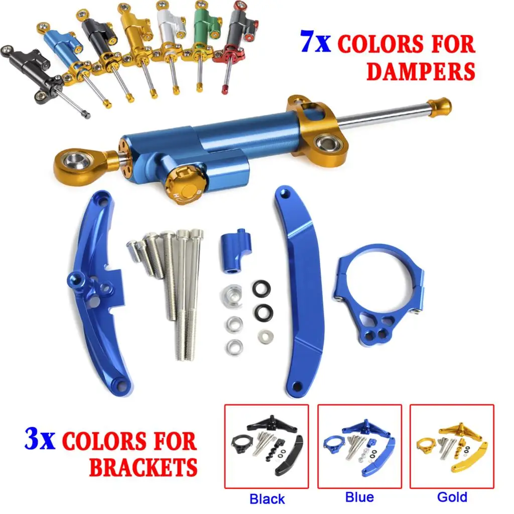 Мотоциклетный стабилизатор демпфер рулевого управления кронштейн комплект
