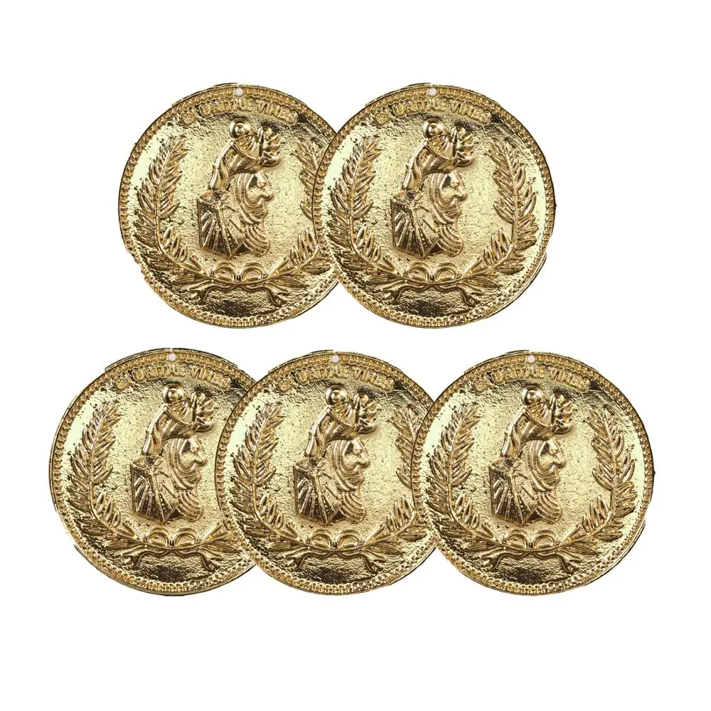 Coslive Золотая копия монет костюм для косплея аксессуары рождественский подарок